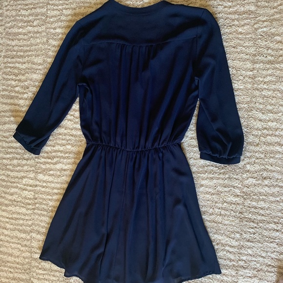 Navy blue polyester Lush dress. Size small - Picture 2 of 4